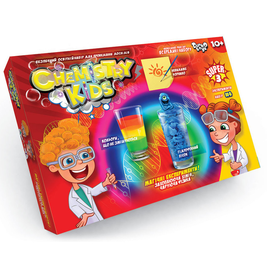 Детский набор для проведения опытов "CHEMISTRY KIDS" CHK-02 CHK-02-04U