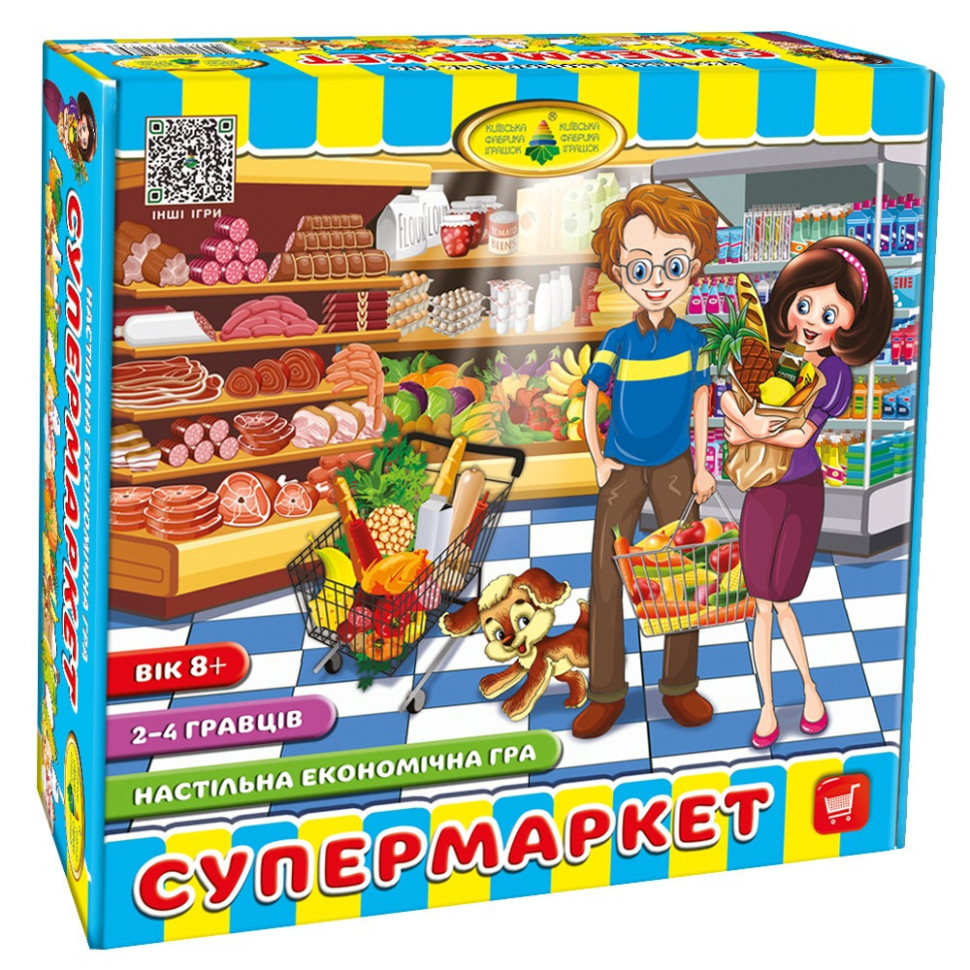 Игра "Супермаркет" 82289 экономичная игровое поле 560х410 мм