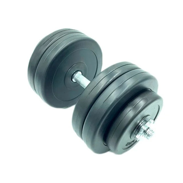 Гантель наборная композитная в пластиковой оболочке Rock Pro-R 14,5 кг NE-PL-R-014