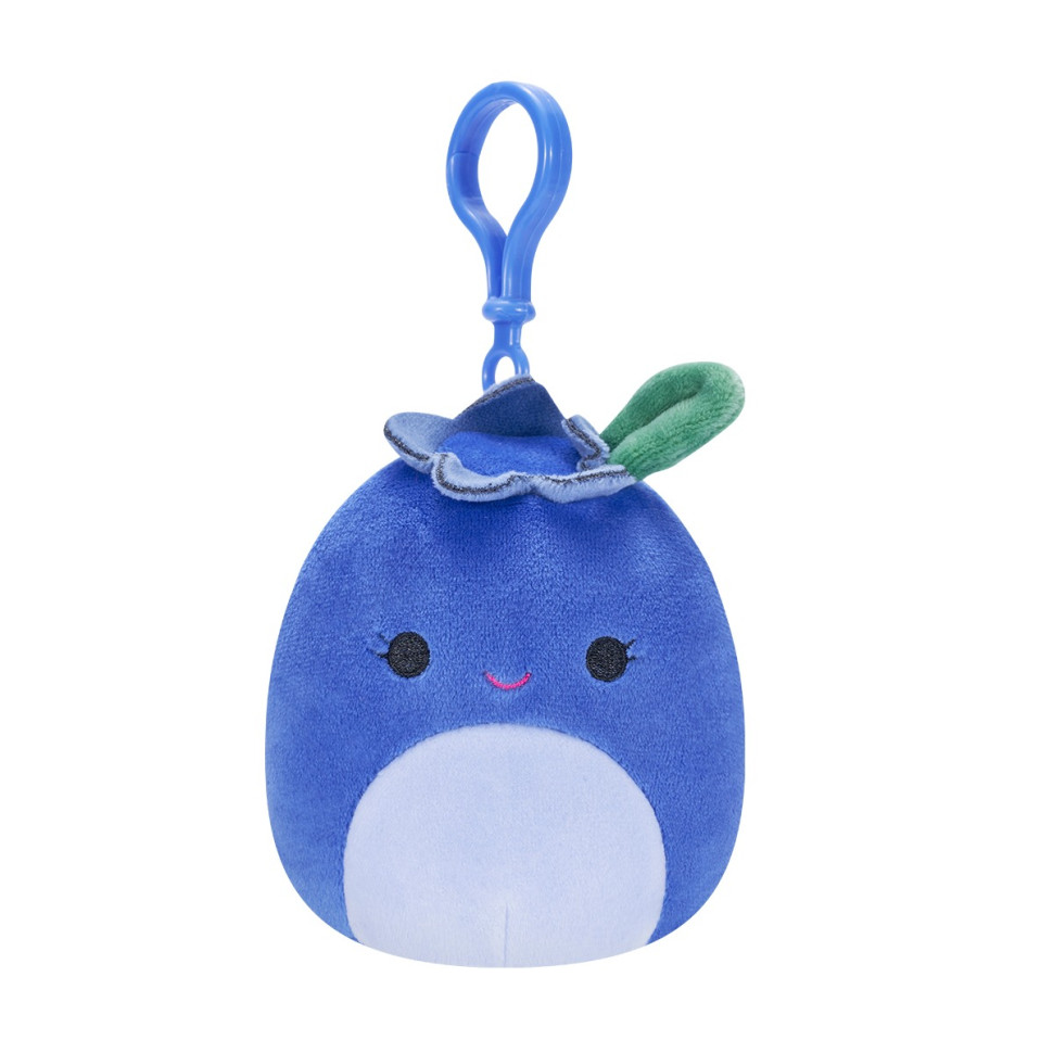 Мягкая игрушка Черника Блуби Squishmallows SQCP00147 на клипсе 9 см