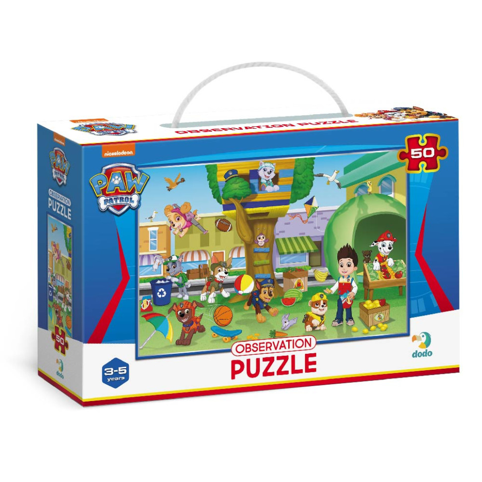 Пазл обсервационный "Paw Patrol Летние развлечения" 200464, 50 элементов