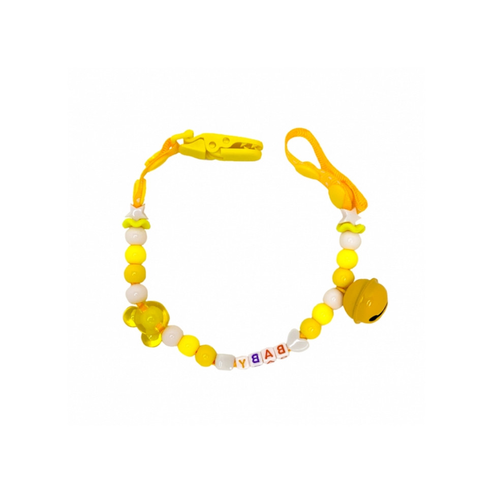 Цепочка для пустышки MGZ-0500(Yellow) с колокольчиком