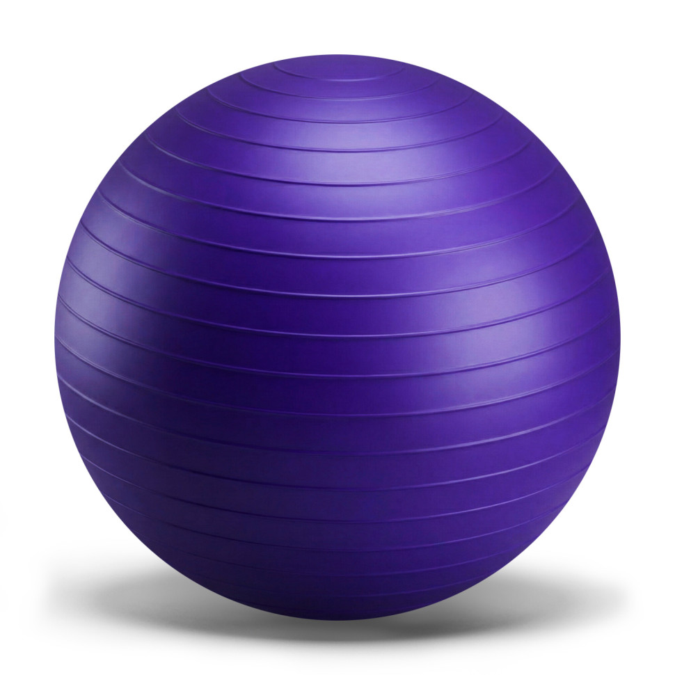 Мяч для фитнеса B7510(Violet) диаметр 75 см, 1000 грамм, в пакете