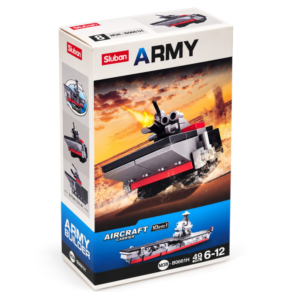 Детский конструктор "Aircraft carrier" M38-B0661-8, 40 деталей
