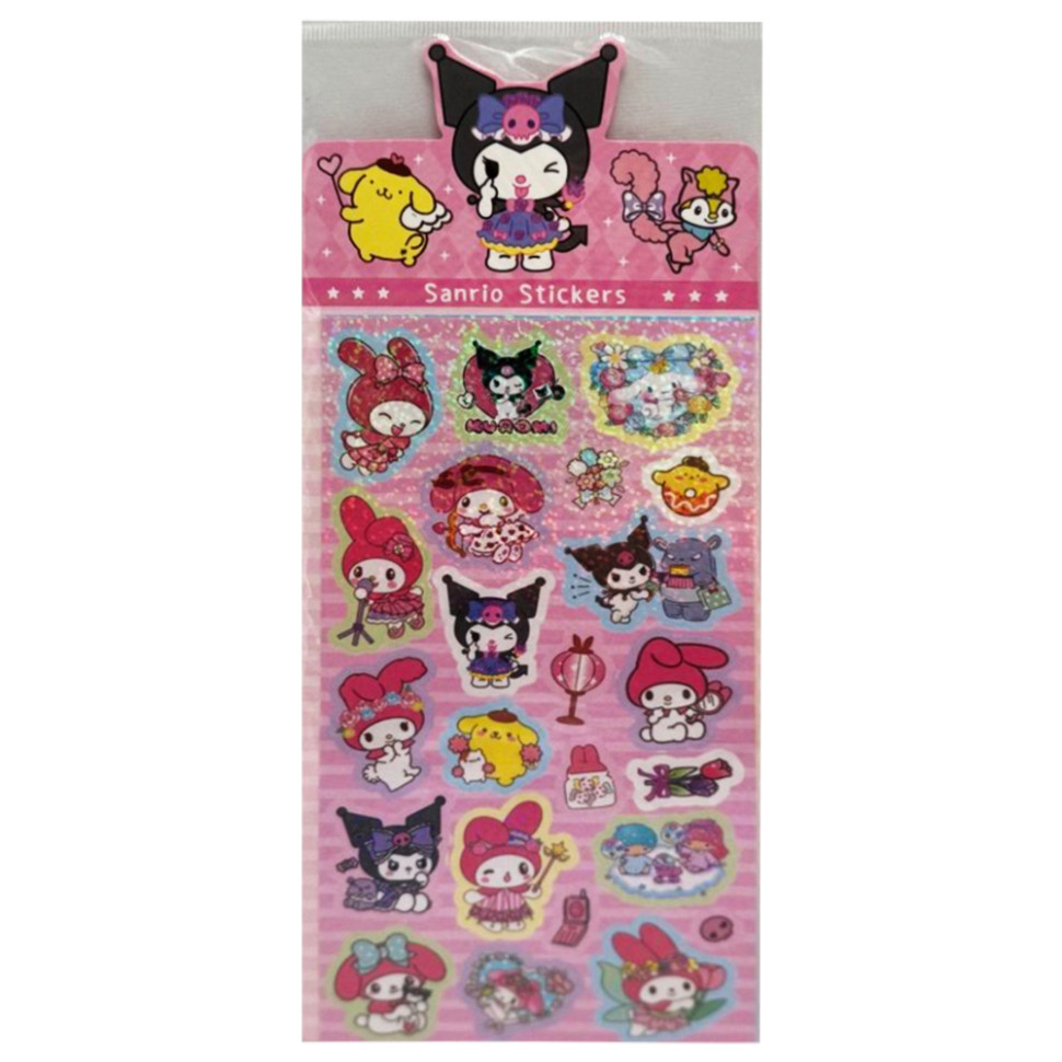 Наклейки декоративные "Sanrio Stickers" SZ240906-17 с блестками
