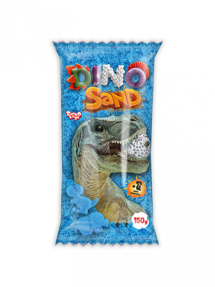 Набор для творчества "Кинетический песок "Dino Sand" DS-01, 150 грамм Синий