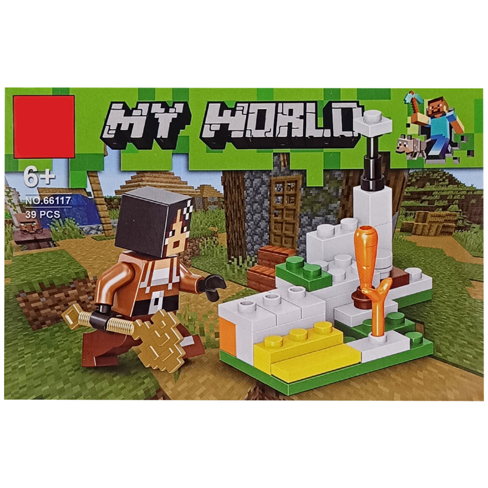Конструктор детский "Minecraft" 66117-7, 38 деталей