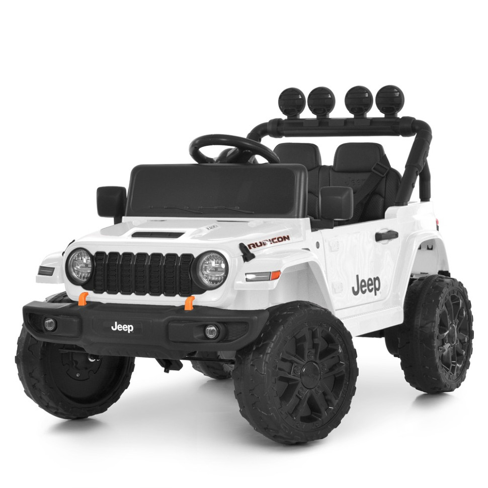 Детский электромобиль Джип M 6312EBLR-1(24V) до 30 кг, белый