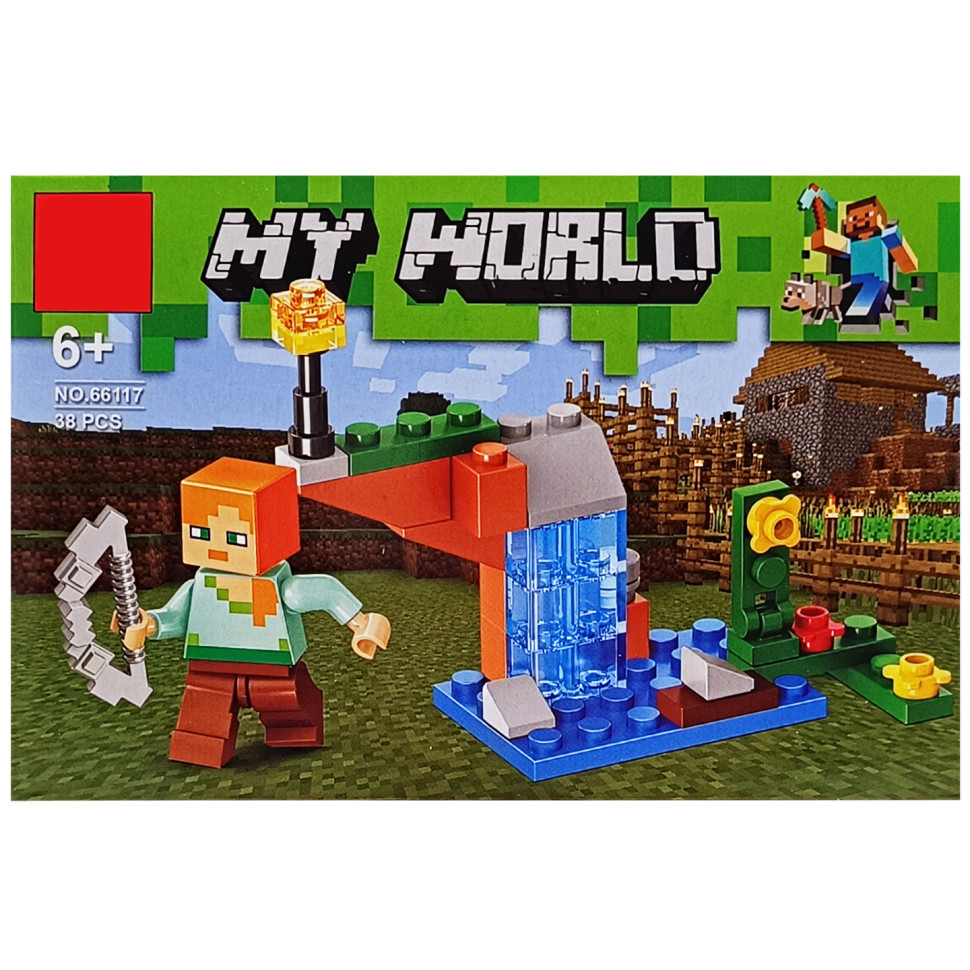 Конструктор детский "Minecraft" 66117-5, 39 деталей