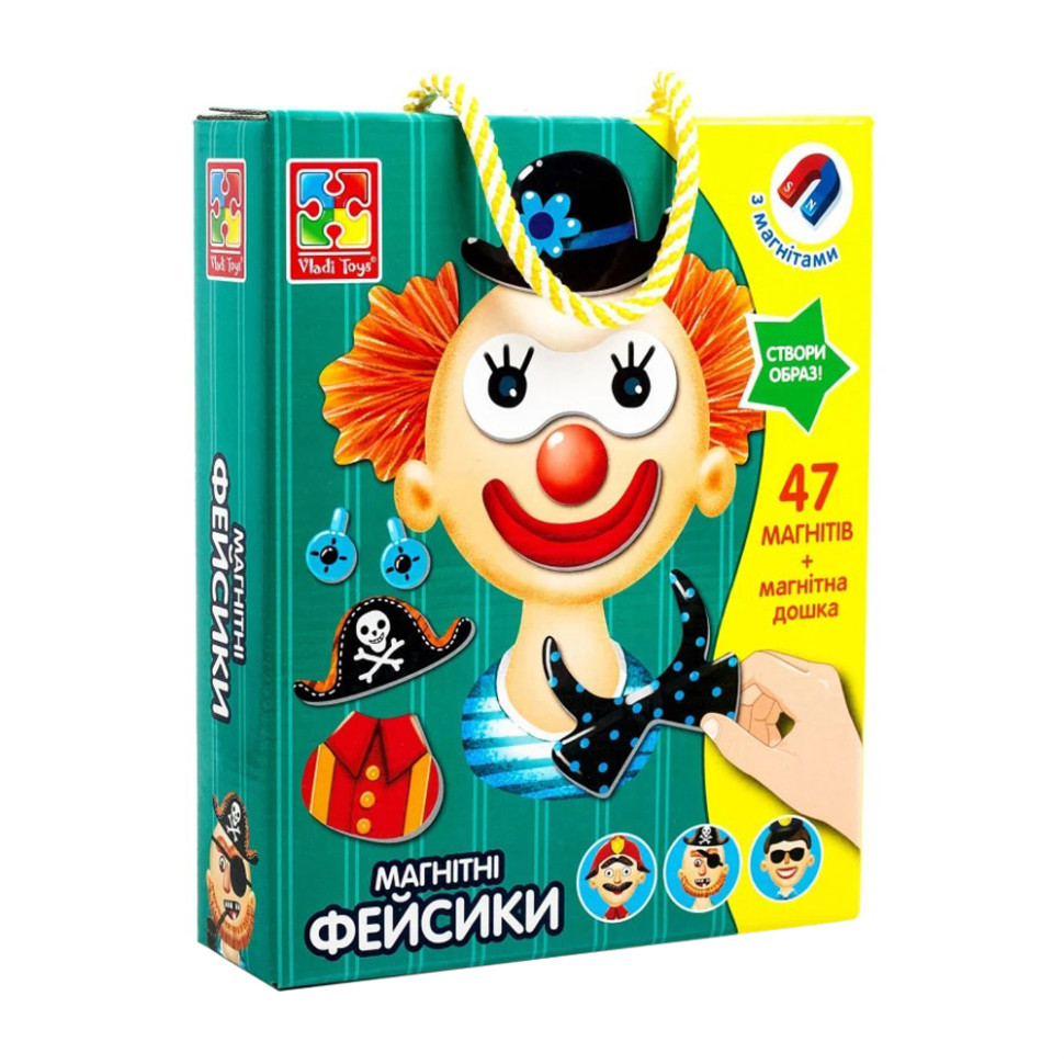 Детская настольная игра "Фейсики" VT3702-15 на магнитах