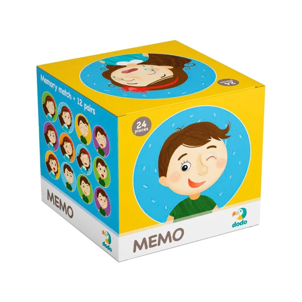 Детская настольная игра Мемо "Эмоции" DoDo 300144, 24 элемента
