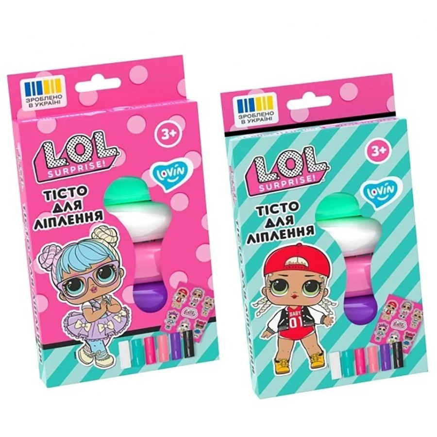 Набор для лепки с тестом L.O.L. Surprise! LOL41245 в стиках 6 цветов