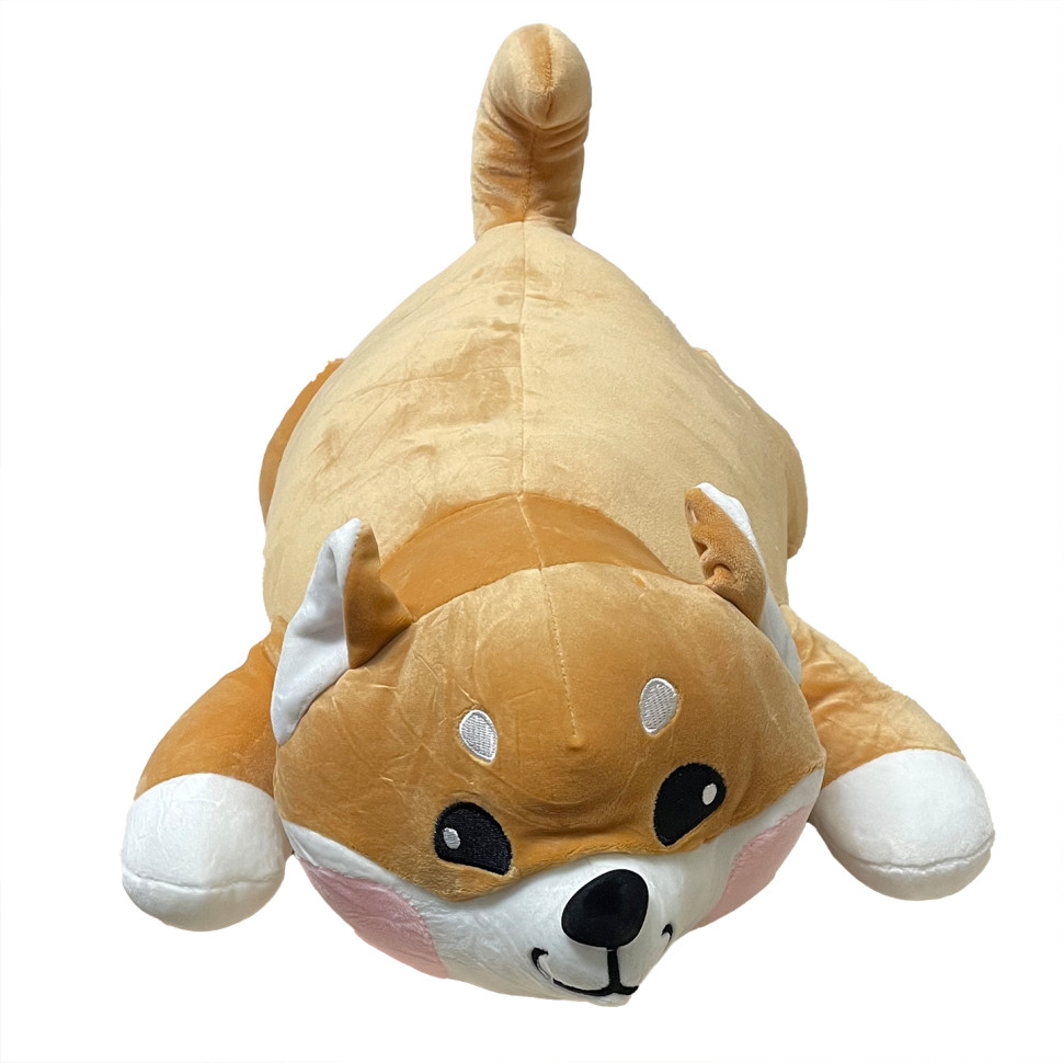Детская мягкая игрушка "Акита-ину" L1125(Brown) игрушка с пледом, размер 60 см