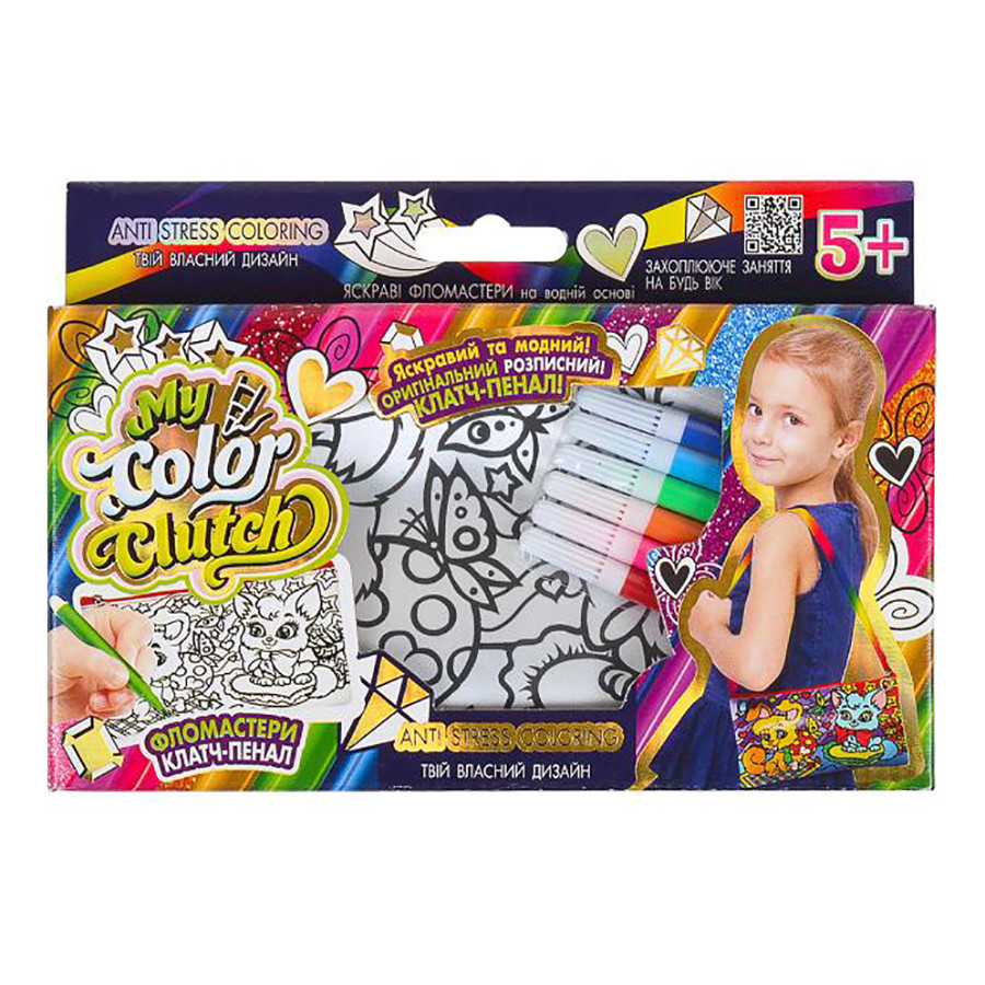 Набор для творчества "My Color Clutch" CCL-02-01U...06U с фломастерами Вид 4