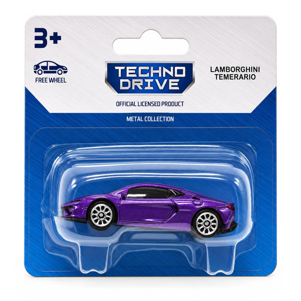 Детская минимодель Lamborghini Temerario 250438US2-17 серии Street Racers S3