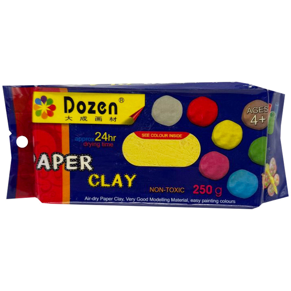 Масса для лепки "Dozen" DSCN0670(Yellow) 250 грамм