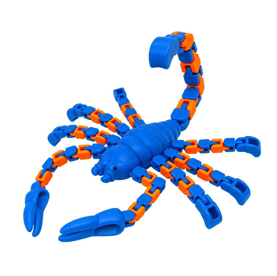 Детская антистресс-игрушка "Скорпион" FC897(Blue) размер 17 см