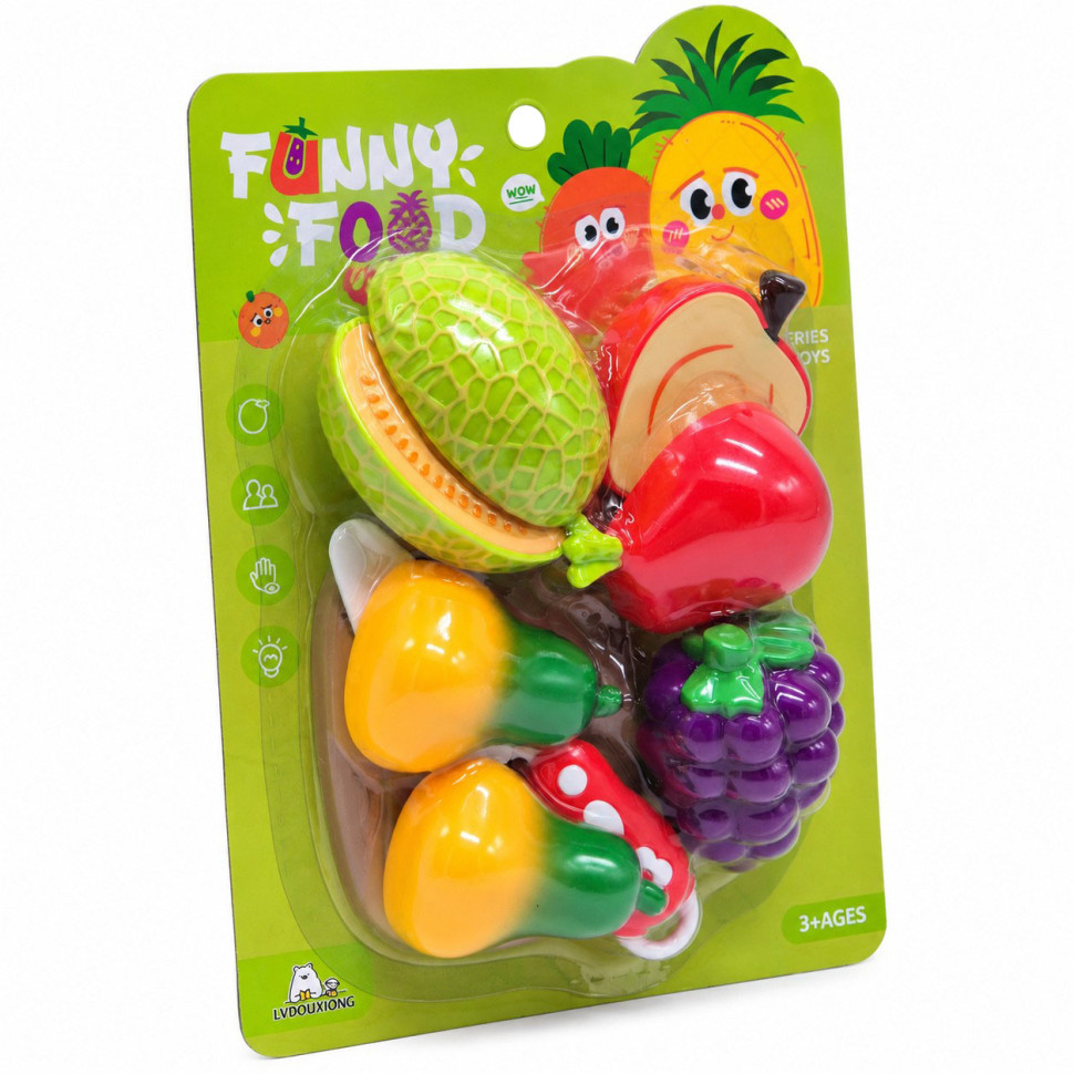 Игровой набор продуктов на липучке Funny Food 228R5-3 с ножом и досточкой