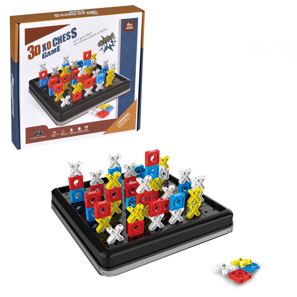 Настольная игра "Крестики-нолики" 288-9, 64 детали