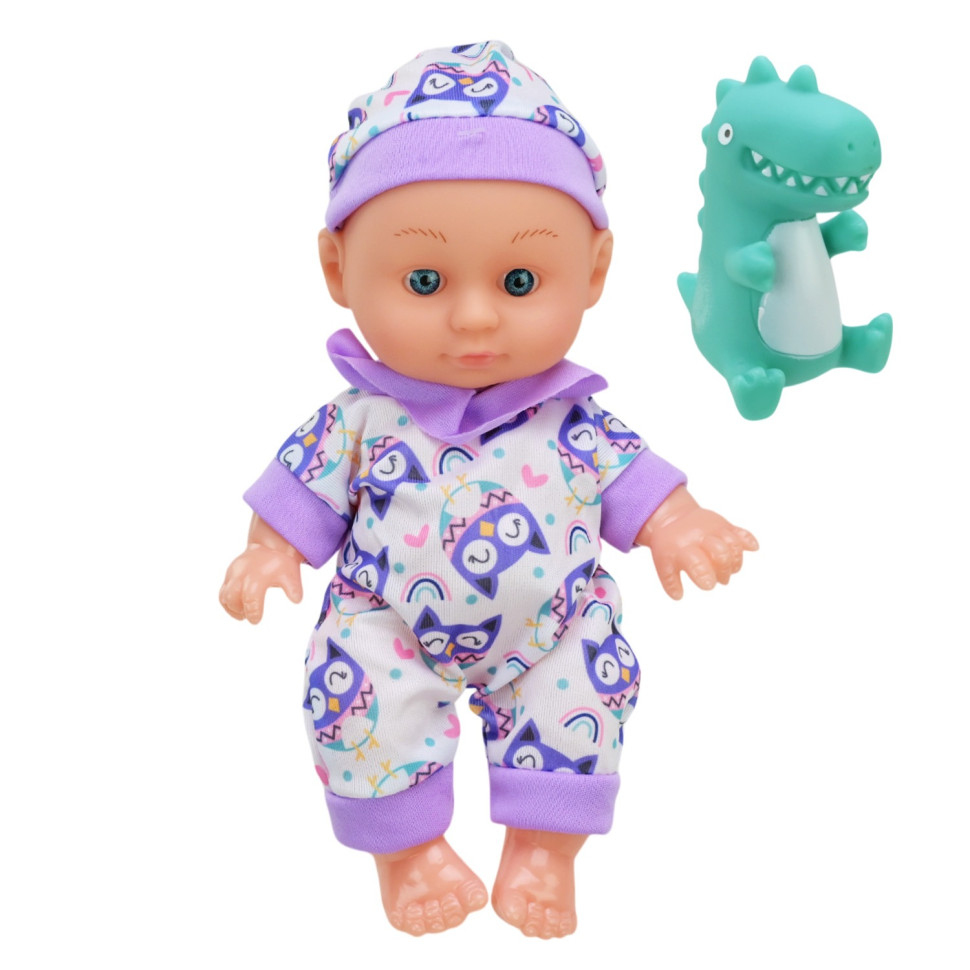 Детская Кукла-Пупс "Cute baby" HX623-5/7 с игрушкой Фиолетовый