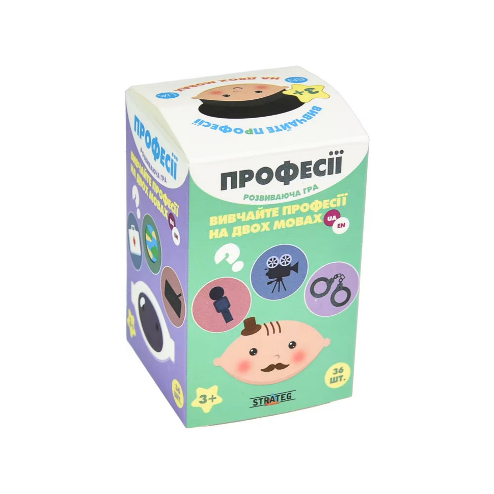 Развивающая настольная игра «Профессии» 30773, 36 карточек