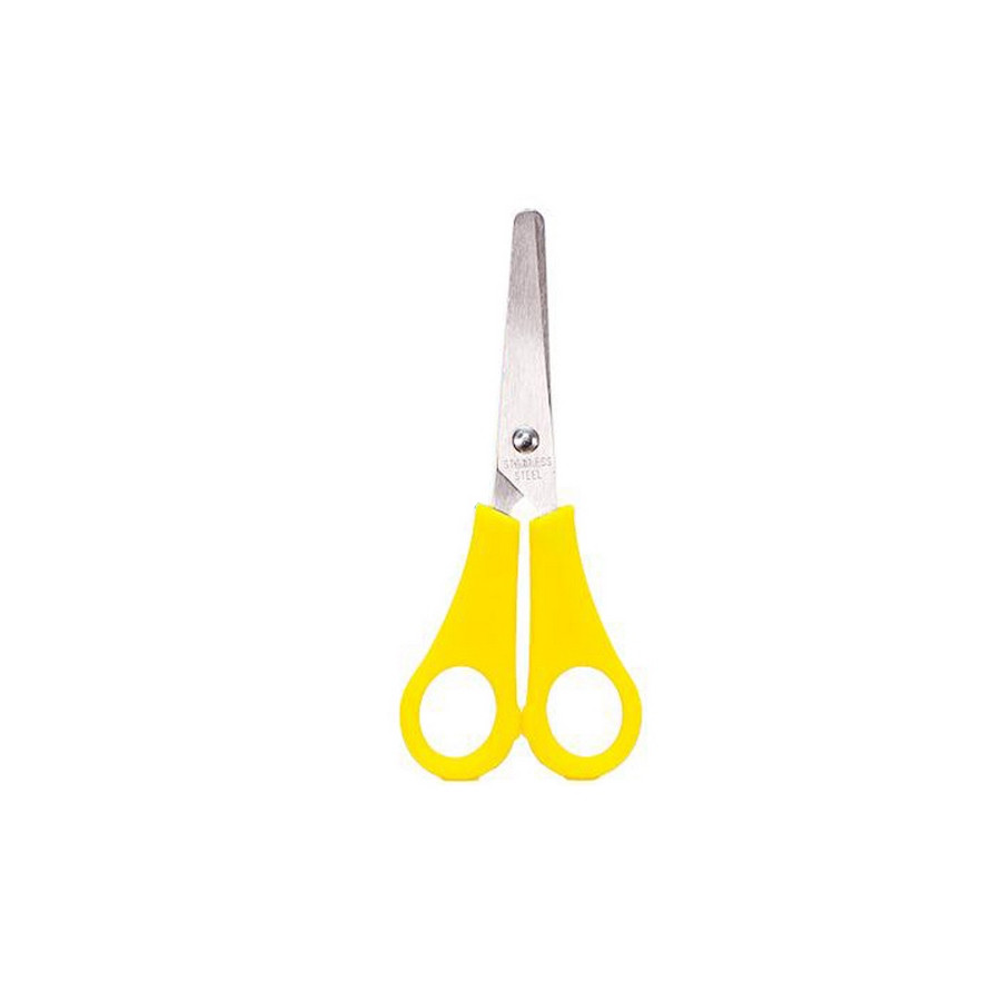 Детские ножницы цветные "C" COLOR-IT 508, 13 см Желтый