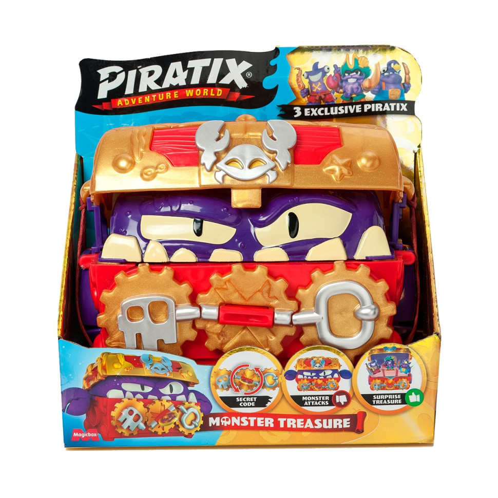 Детский игровой набор с фигурками "Сундук с сокровищами" PIRATIX PPXSP116IN00