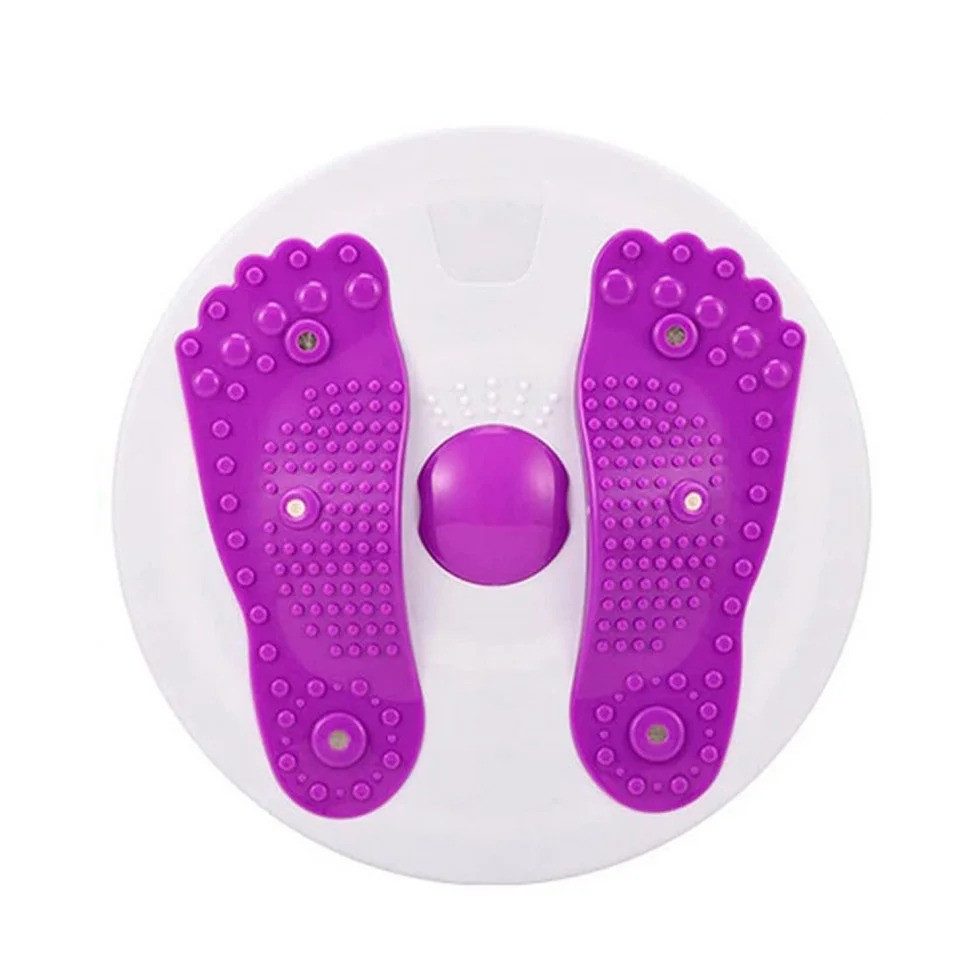 Диск массажный "FitGo" NE-F2234 бело-фиолетовый