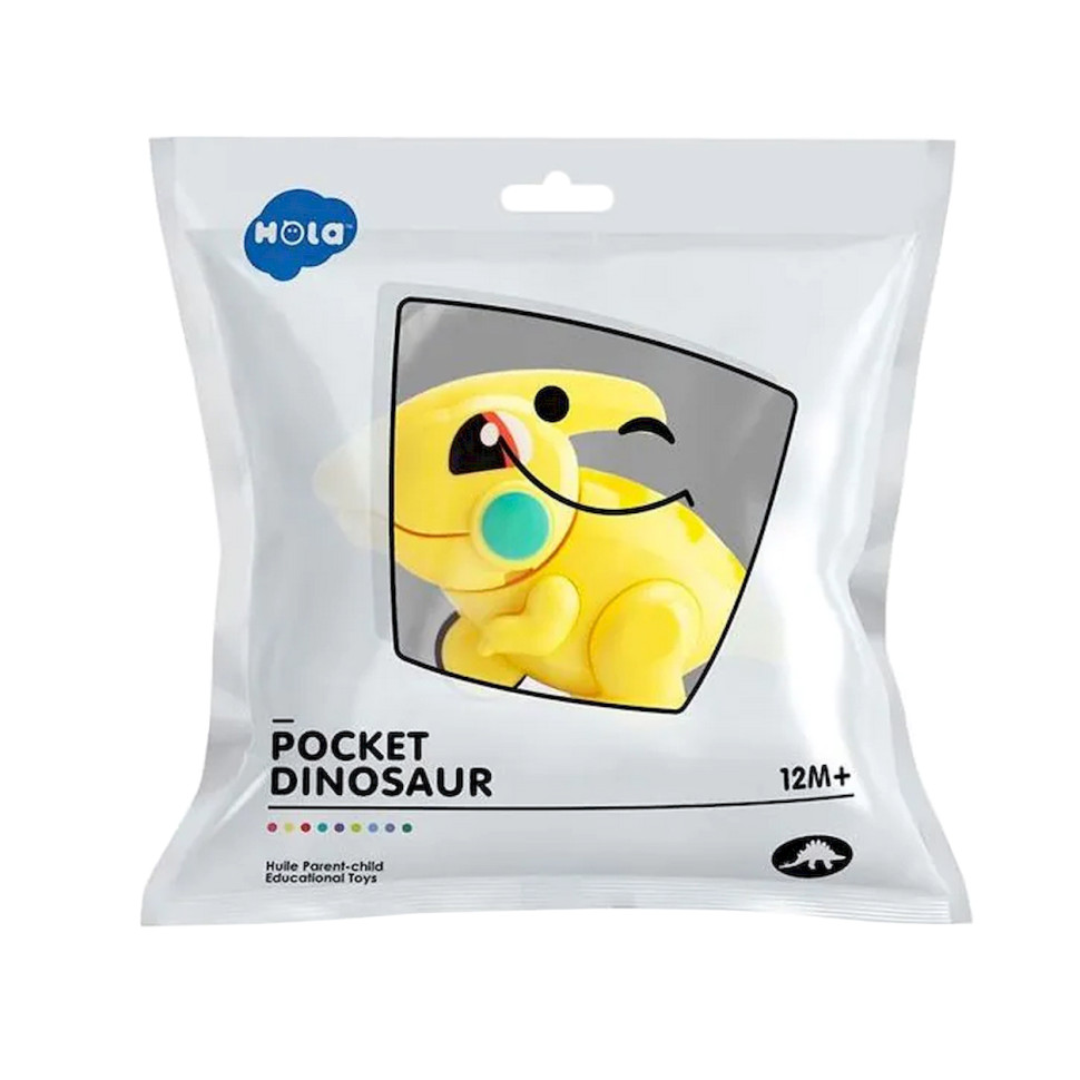 Детская игрушка "Динозаврик" HE797001(Yellow) 8 см, двигает головой