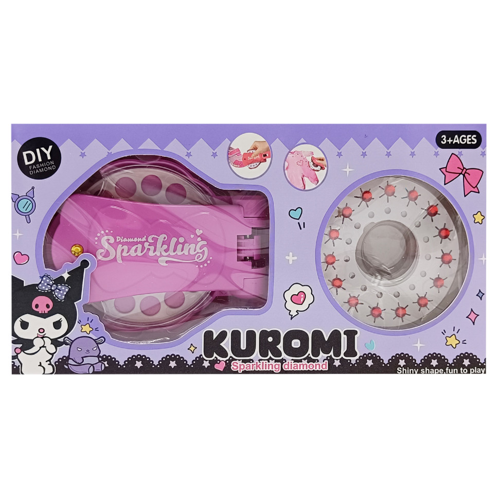 Набор для творчества "Kuromi" DM249-132(Violet) устройство для крепления страз, стразы