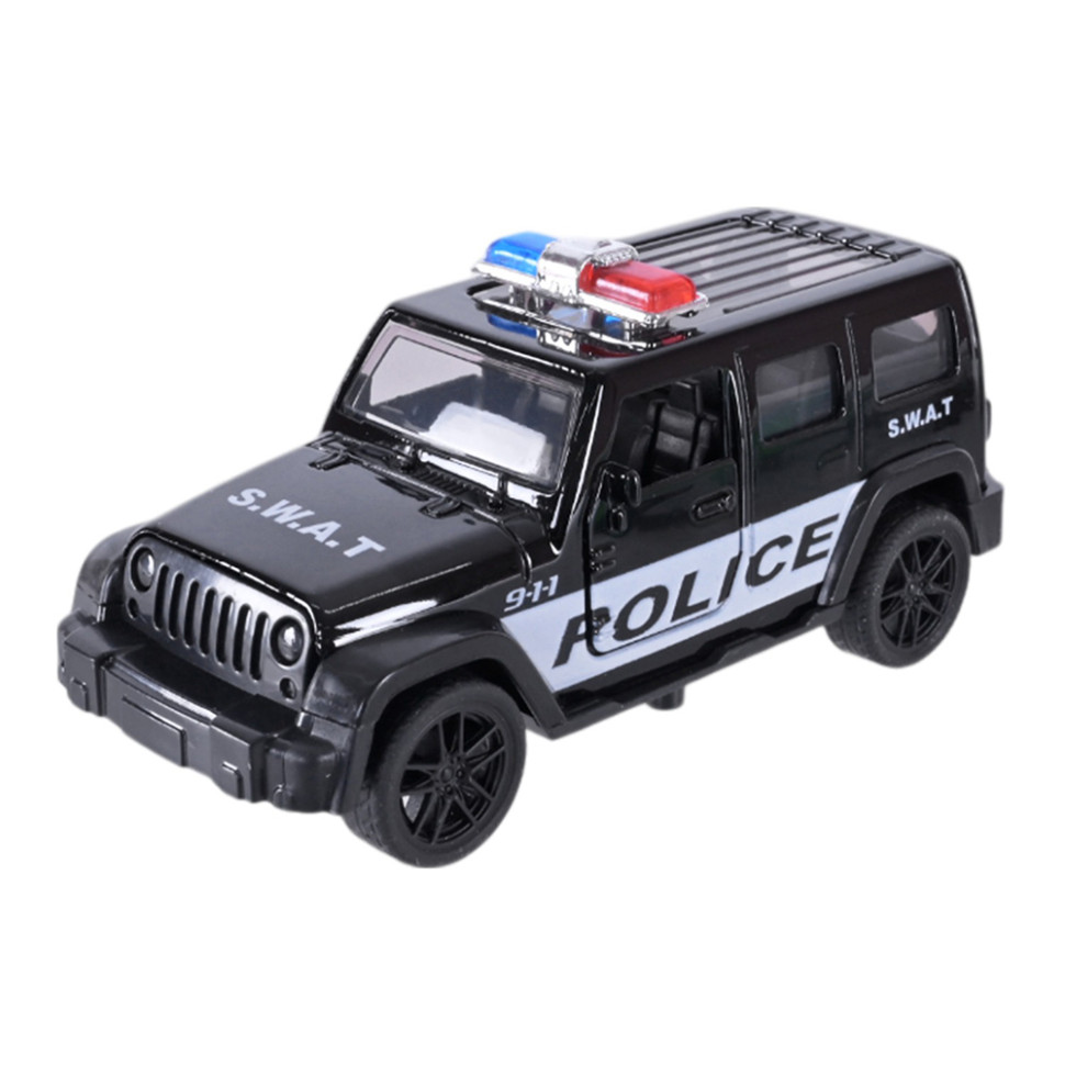 Машинка инерционная Police AP4388-4 масштаб 1:43           