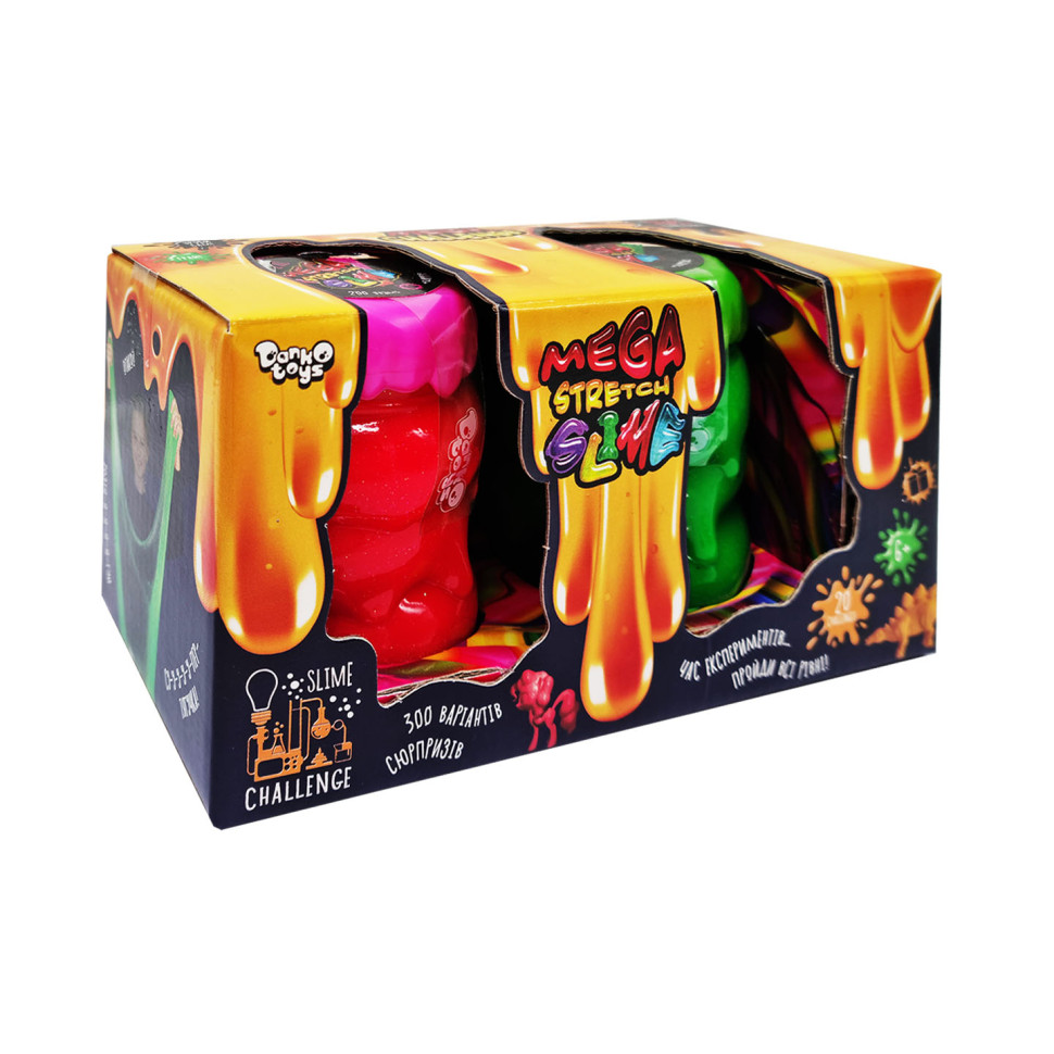 Вязкая масса "Mega Stretch Slime" SLM-11-01U 2 банки Вид 2