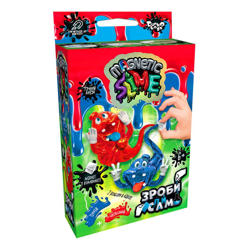 Безопасный набор для проведения опытов "Crazy Slime Magnetic" SLM-Mg-02-01U,02U мини  Вид 1 