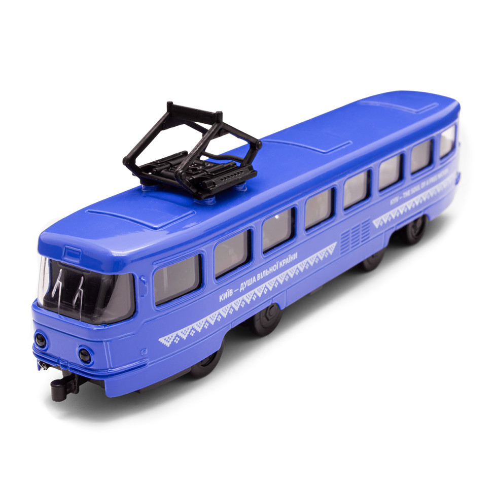 Модель детская "Городской трамвай Киев" KM250425 масштаб 1:43