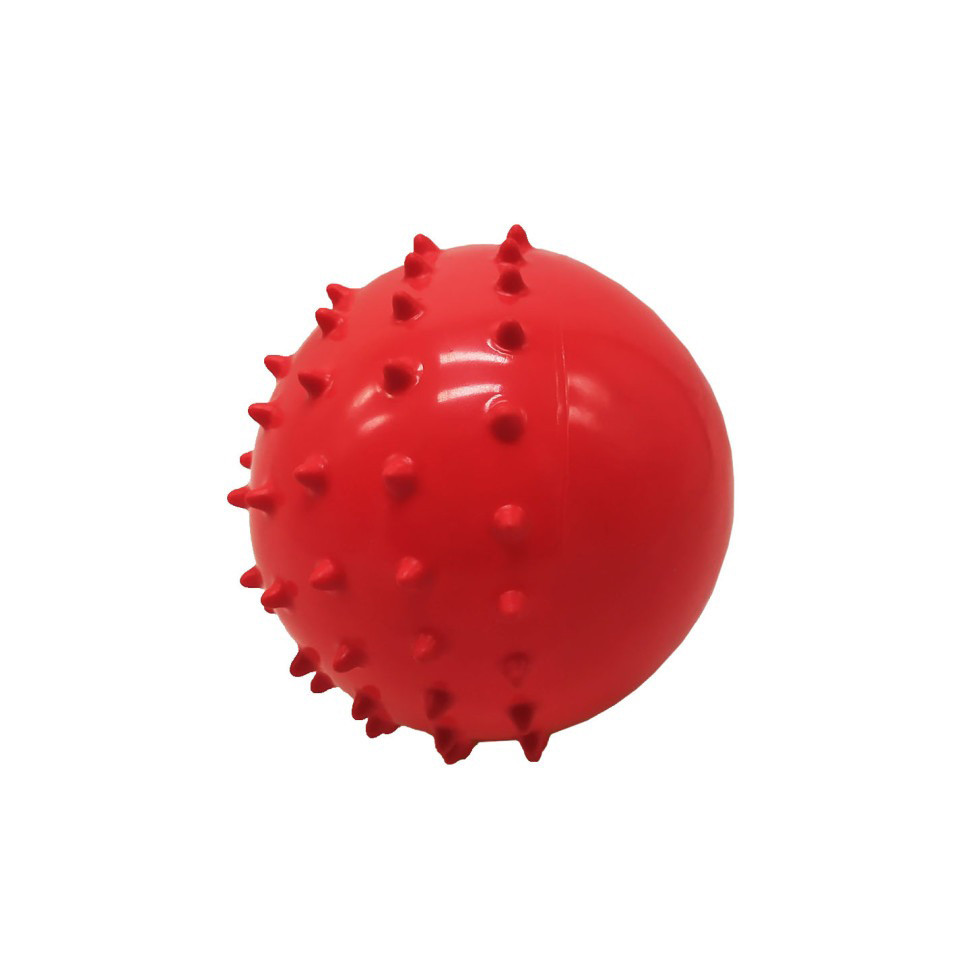 Мяч резиновый с шипами "Монстры" RB20305, 9", 60 грамм Красный