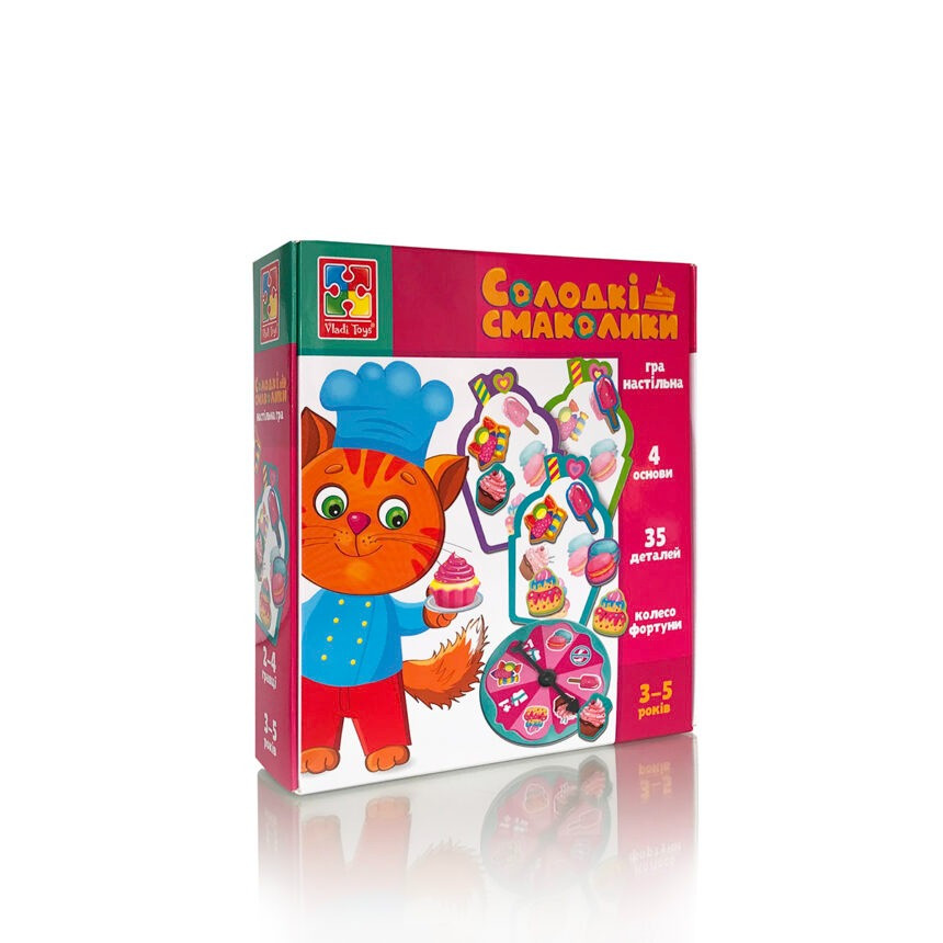 Настольная игра "Сладкие вкусности" Vladi Toys VT1804-42 (укр)
