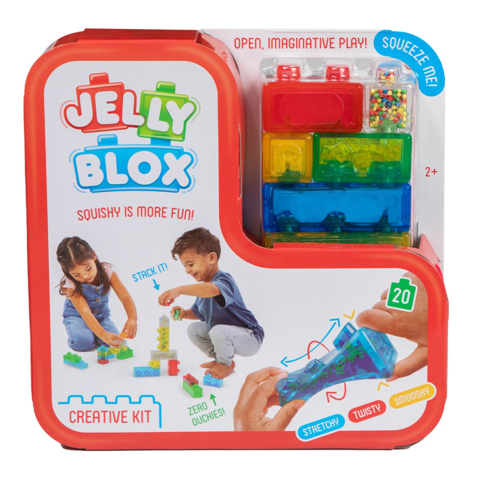 Детский сенсорный конструктор "Набор креатива" Jelly Blox 931692, 20 деталей
