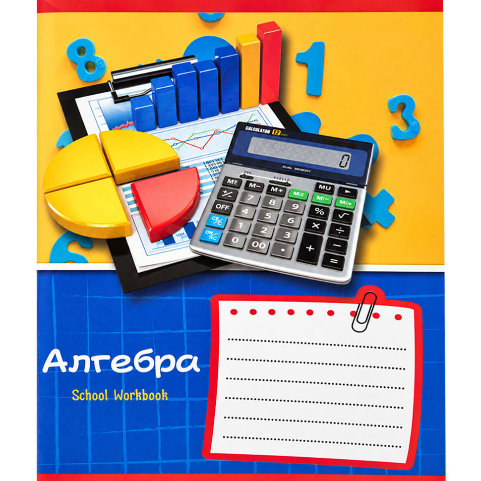 Тетрадь общая "School Workbook" 048-095905K-5 в клетку, 48 листов