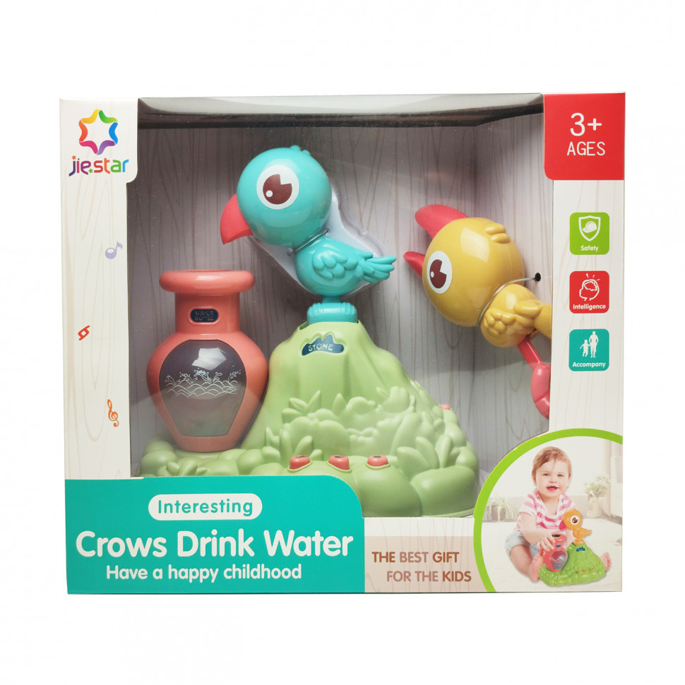 Игра "Птички пьют воду" 25876Е светиться СиняяПтичка
