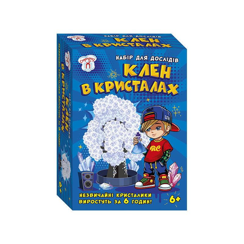 Набор для экспериментов Клен в кристаллах 10114180 белый