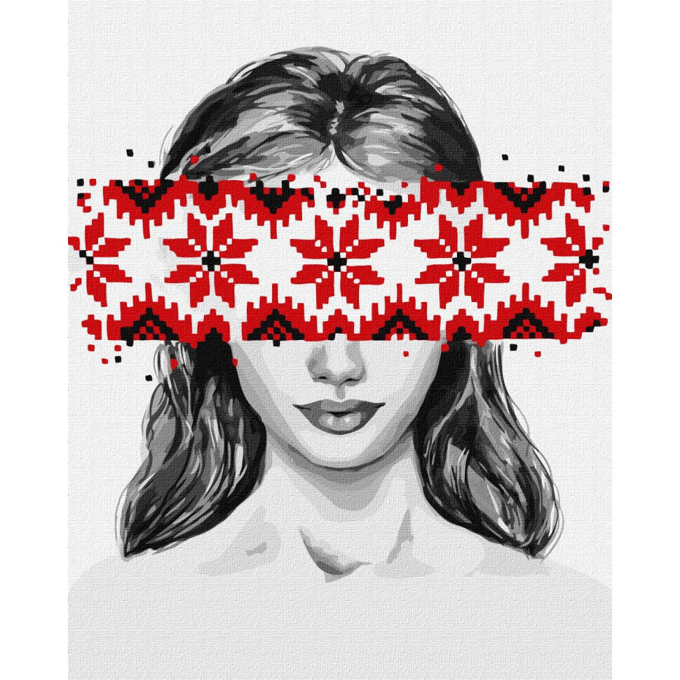 УЦЕНКА!!! Картина по номерам "Оберег" ©alina.slobodian.art Идейка KHO2561-UC, 40х50 см
