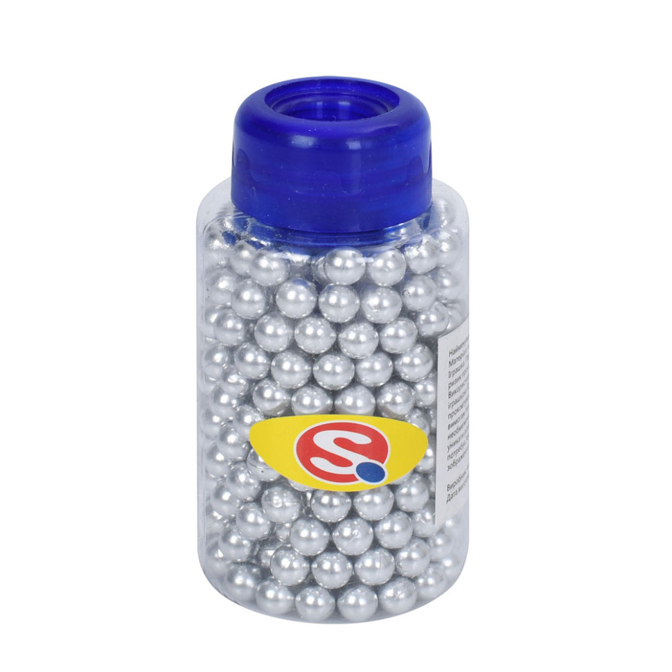 Пульки для детского оружия SQU-047(Silver) пластик, 6 мм, 320 шт