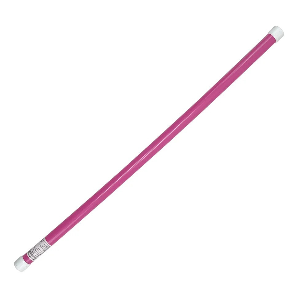 Палка гимнастическая тренировочная 24275(Pink) длина 60 см, d 27 мм