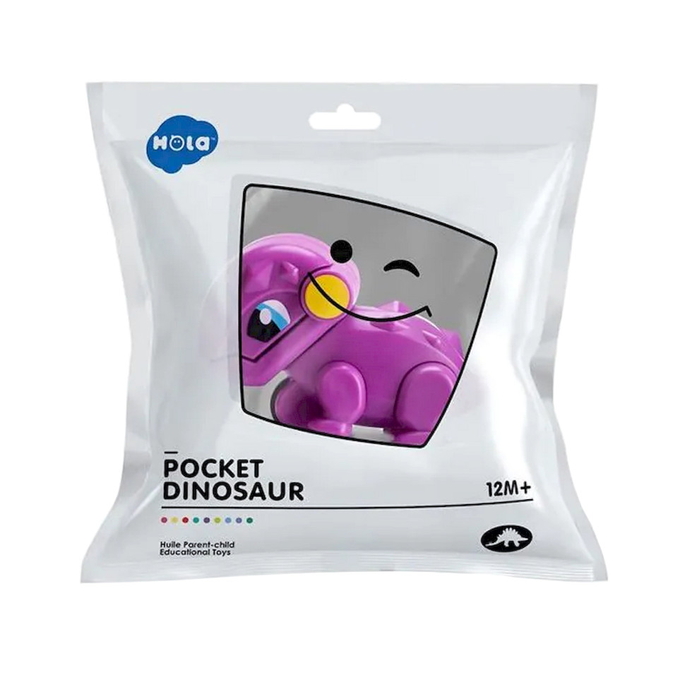 Детская игрушка "Динозаврик" HE797001(Violet-2) 8 см, двигает головой