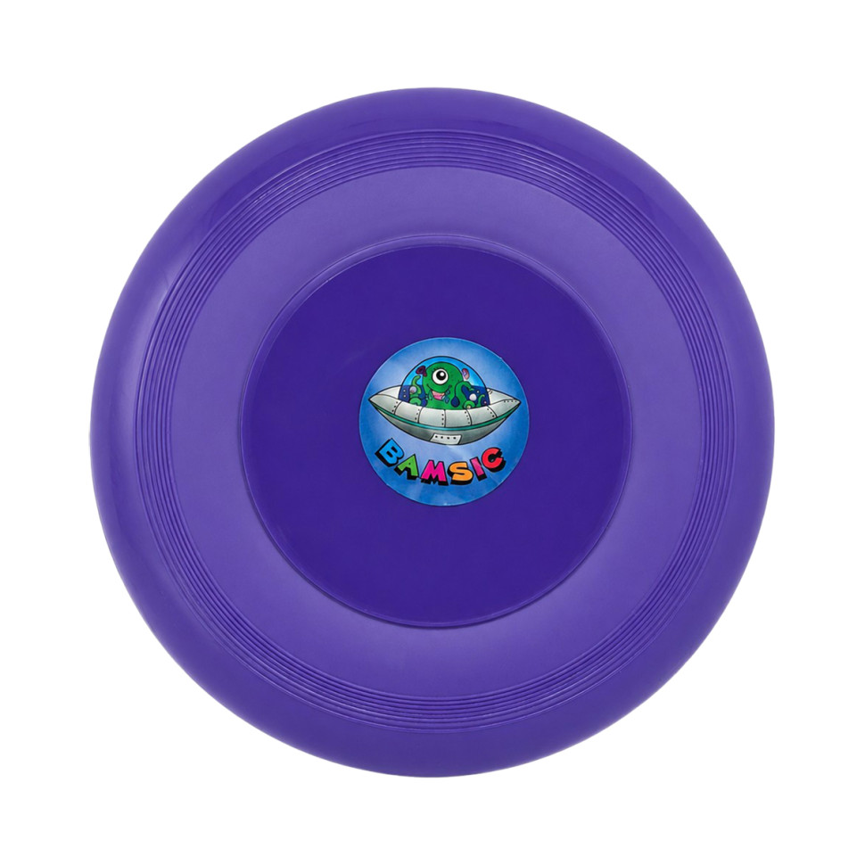 Детская игрушка “Летающая тарелка” 034/1BMS(Violet) диаметр 21 см