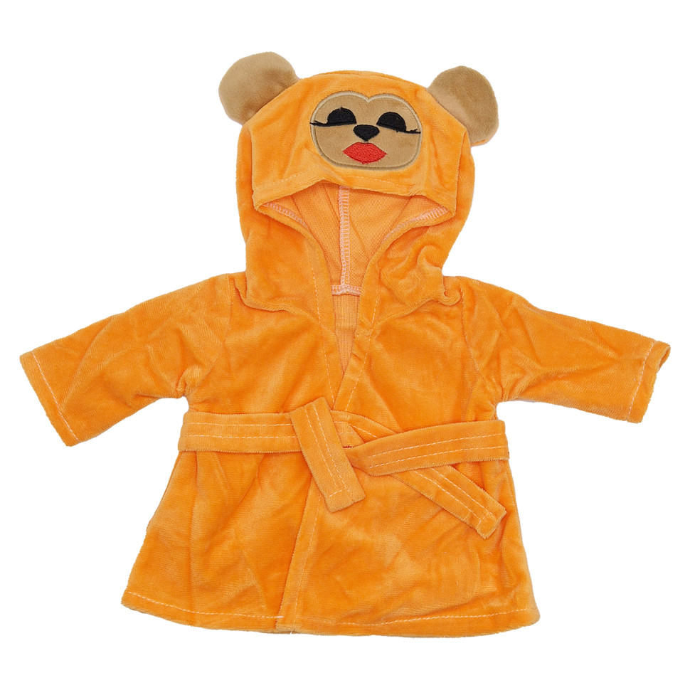Халатик для куклы "Медвежонок" M 6049 UA(Orange) для куклы 43-46 см