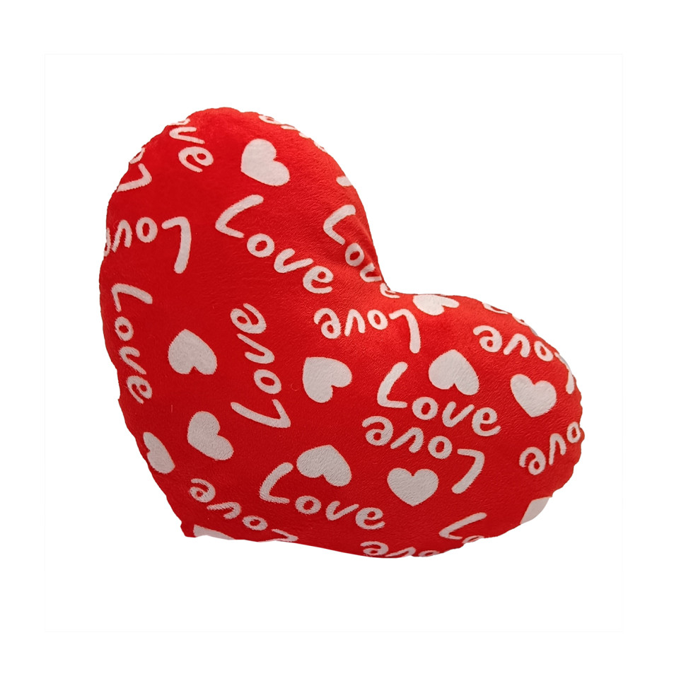 Детская мягконабивная игрушка "Сердце LOVE" HL-S 18 см