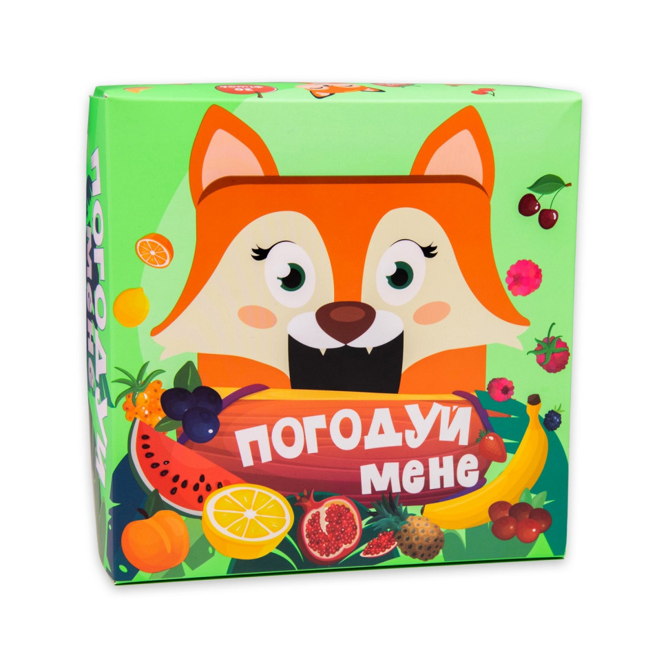 Настольная игра "Покорми меня - лисичка" 30347 инструкция 20 фишек, рулетка