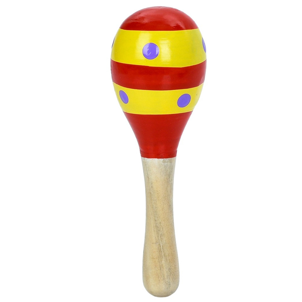 Деревянная детская игрушка "Маракас" MD 2192(Red) 11,5 см