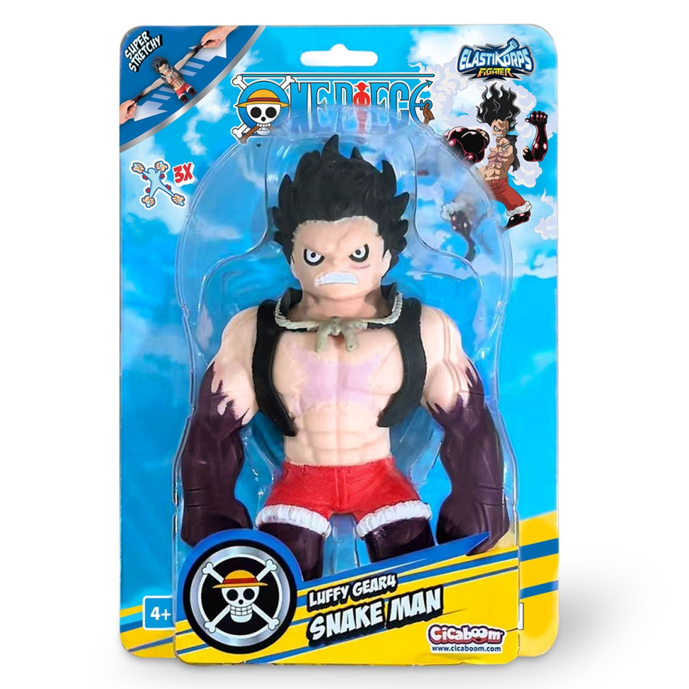 Стретч-игрушка Человек-змея Luffy Gear4 Elastikorps OPELARESB-SN серии "One piece"